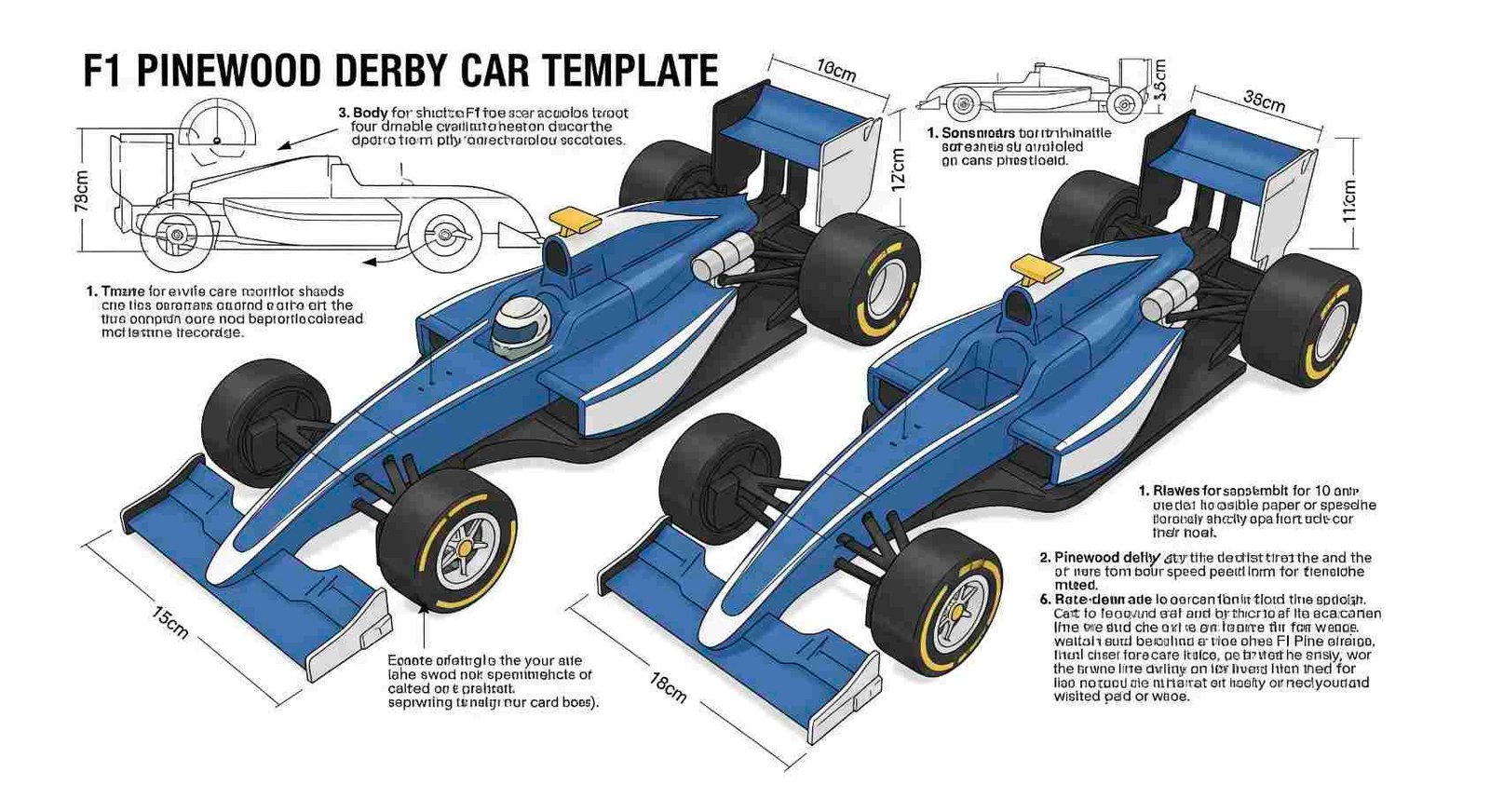 Build to Win with the Perfect f1 pinewood derby car template f1 pinewood derby car template