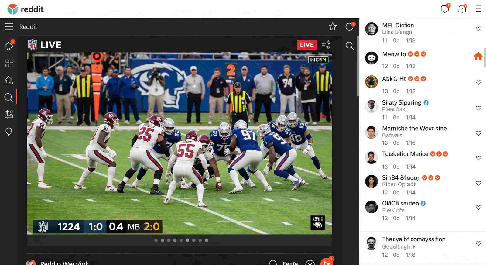 live nfl reddit stream