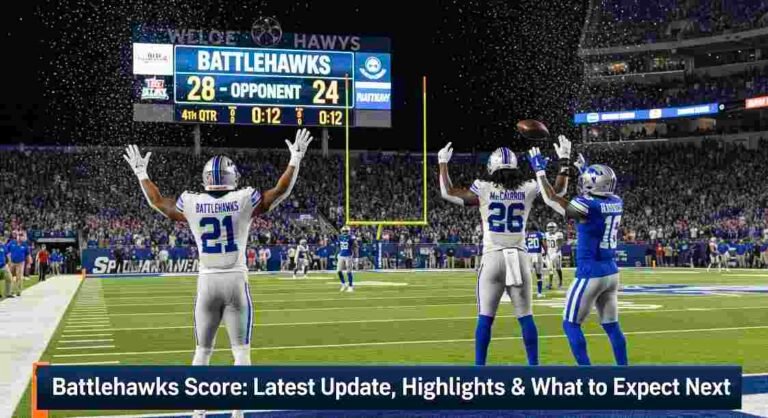 Battlehawks Score: Latest Update, Highlights & What to Expect Next battlehawks score