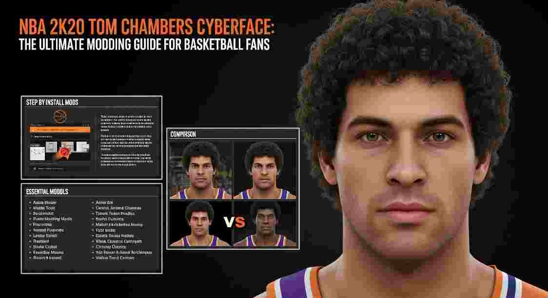 NBA 2K20 Tom Chambers Cyberface: The Ultimate Modding Guide for Basketball Fans nba 2k20 tom chambers cyberface
