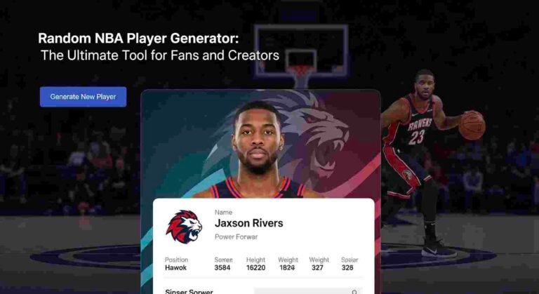 Random NBA Player Generator: The Ultimate Tool for Fans and Creators random nba player generator